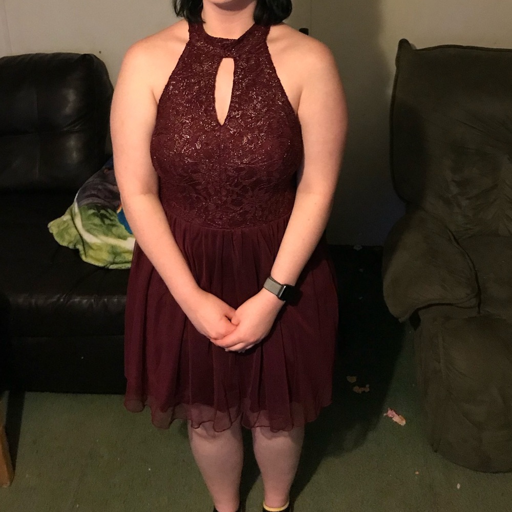 Party/ formal Maroon Dress